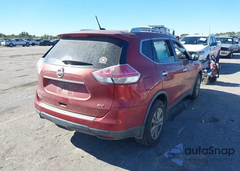 2016 Nissan Rogue Sv from USA, damaged, VIN KNMAT2MT2GP656410